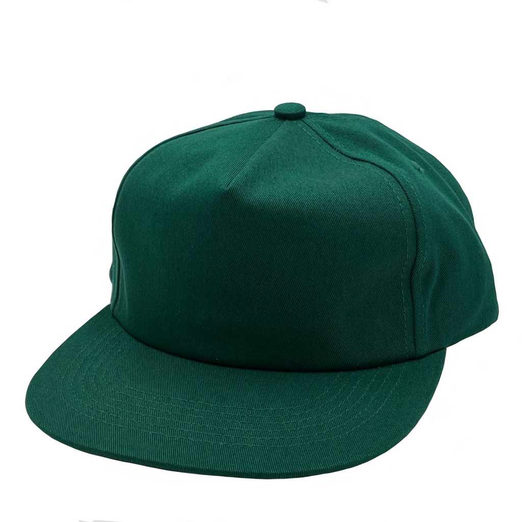 100% Cotton 5 Panels Unstructured Flat Bill Cap (Item# GNV-CT011) - Made in  Vietnam