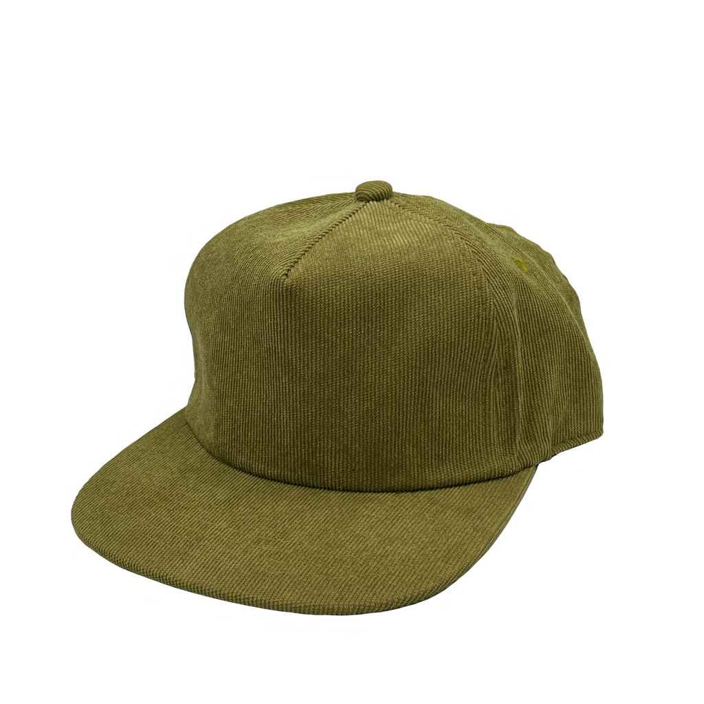 Premium Corduroy 5 Panels Flat Bill Cap (Item# GNV-1019P5) - Made in V –  Nissi Caps