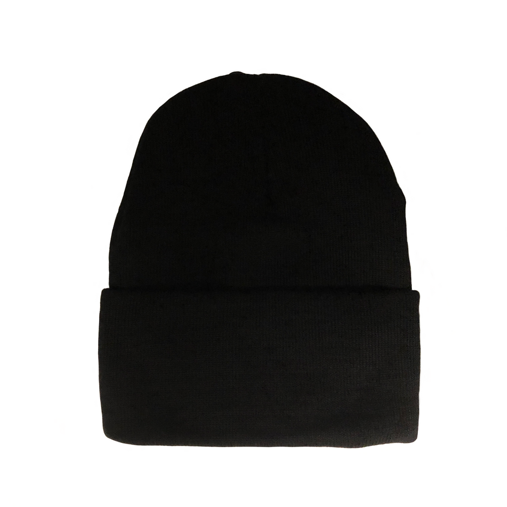 Cuffed Beanie - Black – Nissi Caps