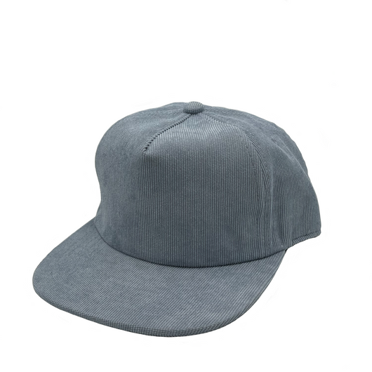 Premium Corduroy 5 Panels Flat Bill Cap (Item# GNV-1019P5) - Made Premium Corduroy 5 Panels Flat Bill Cap (Item# GNV-1019P5) - Made