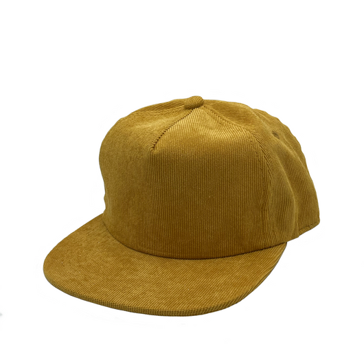 Premium Corduroy 5 Panels Flat Bill Cap (Item# GNV-1019P5) - Made Premium Corduroy 5 Panels Flat Bill Cap (Item# GNV-1019P5) - Made