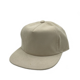 Premium Corduroy 5 Panels Flat Bill Cap (Item# GNV-1019P5) - Made in Vietnam