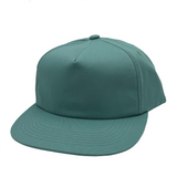 100% Cotton 5 Panels Unstructured Flat Bill Cap (Item# GNV-CT011) - Made in Vietnam