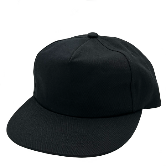 100 Cotton 5 Panels Unstructured Flat Bill Cap Item GNV CT011 Made in Vietnam