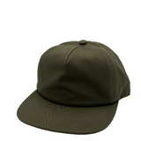 Washed Cotton 5 Panels Flat Bill Caps (Item# GNV-1040SB) - Made in Vietnam