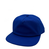 Washed Cotton 5 Panels Flat Bill Caps (Item# GNV-1040SB) - Made in Vietnam