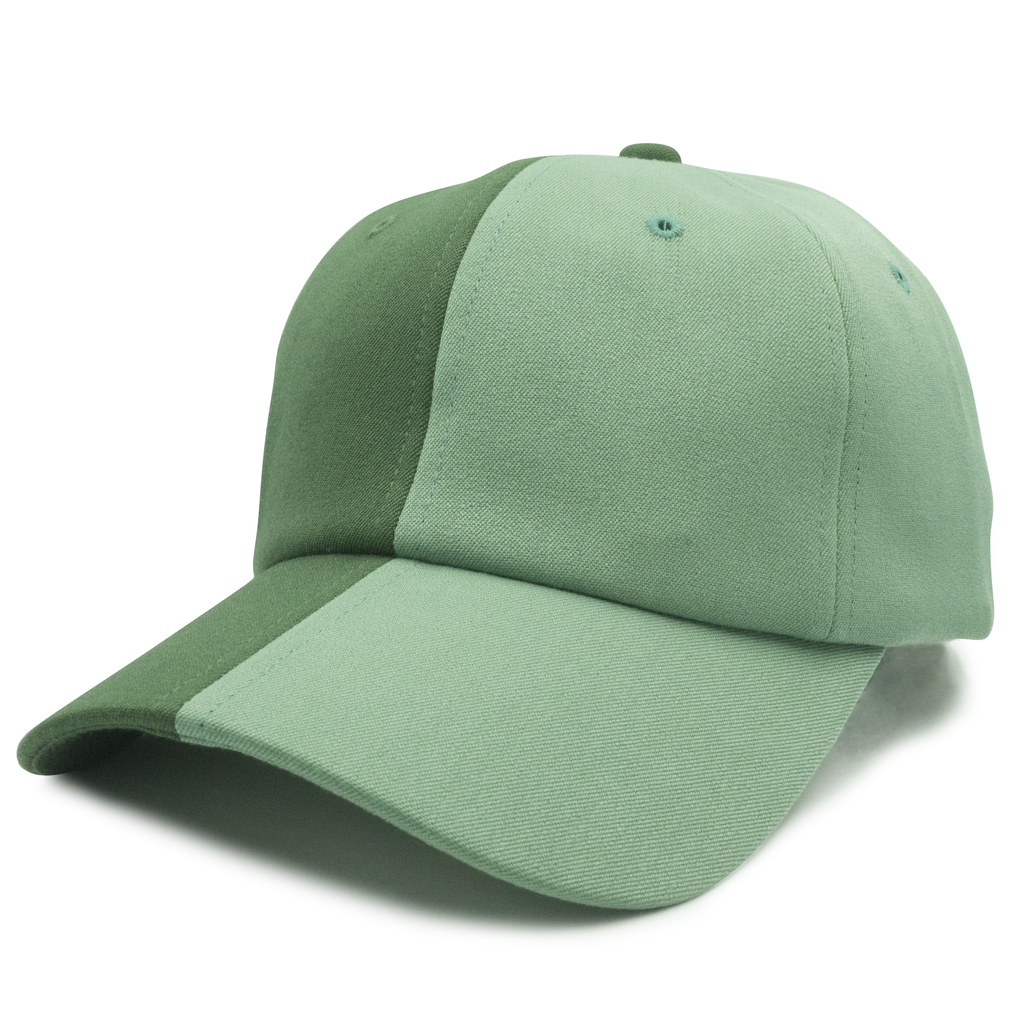 CVC Two Tone Curved Bill Cap (#GN-1011) – Nissi Caps