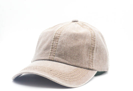 Pigment Dyed Thick Thread Stitch Cap (#GN-1018) – Nissi Caps