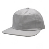 Washed Cotton Flat Bill Cap With Plastic Snap Closure (#GN-1004SBP)